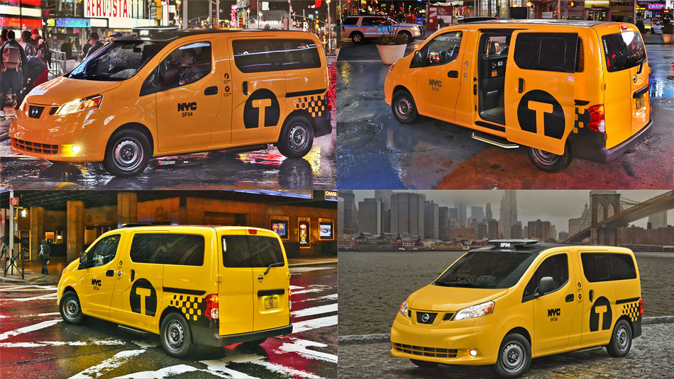 New Nissan NV200 New York City Taxi